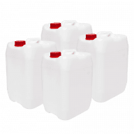 Kanister HDPE 20 litrów, kanister na wodę - zestaw 4 szt. x 20L